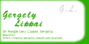 gergely lippai business card